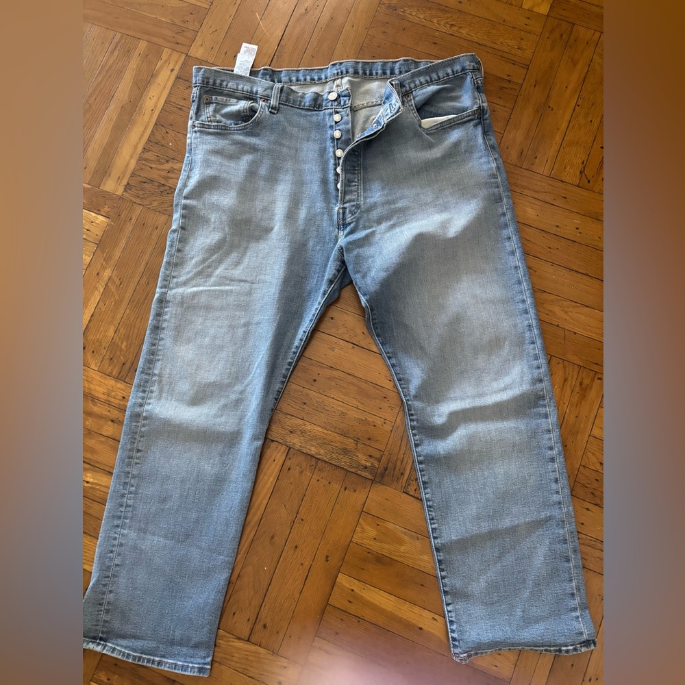 Men's Levi’s 501 Light Blue Jeans